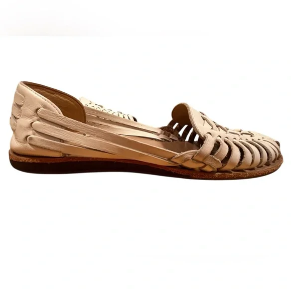 Nisolo Woven leather cream Sandals Elegant and Versatile - Picture 9 of 14